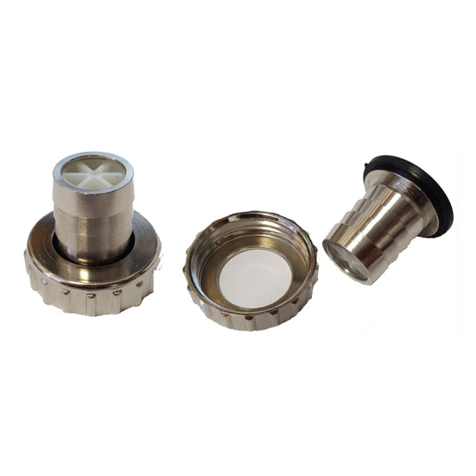 Tap Adaptor with 1" BSPF Inlet and 3/4" Barb Outlet Brass