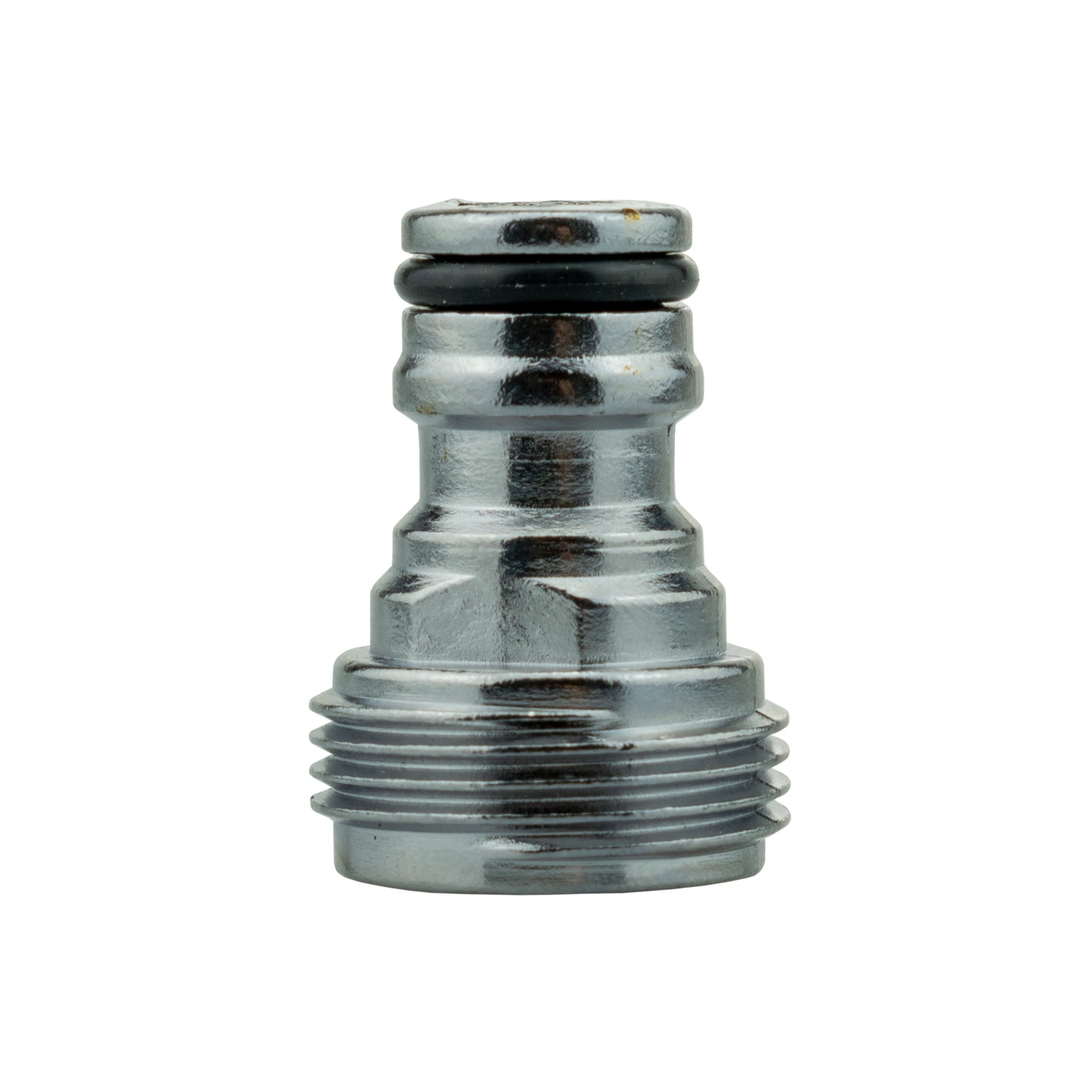 Tap Connector Snap On Male - 3/4" BSPM Brass Nickle Plated