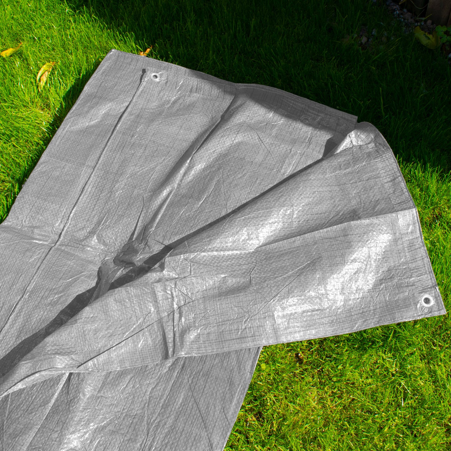 Grey S-Grade Tarpaulin 3m x 3m