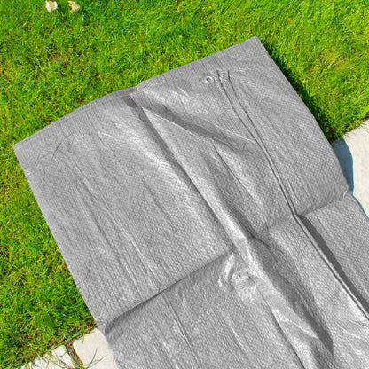 Gray S-Grade Tarpaulin 4m x 5m