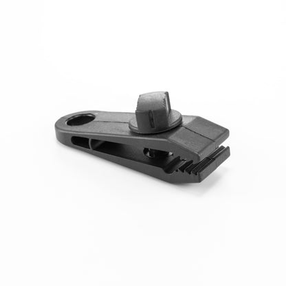 Clear XL-Grade Tarpaulin with 10m of 6mm Bungee Rope and 10 x Screw Type Tarp Clips