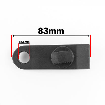 Green M-Grade Tarpaulin with 10m of 6mm Bungee Rope and 10 x Screw Type Tarp Clips