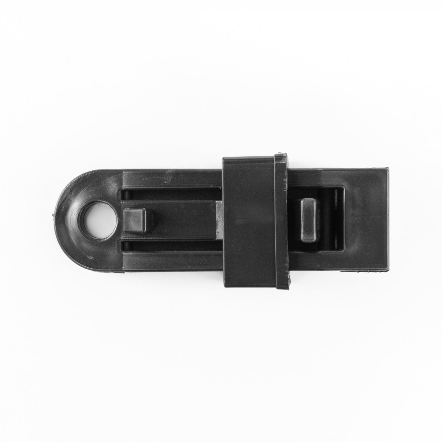 Black/Silver L-Grade Tarpaulin with 10m of 6mm Bungee Rope and 10 x Slide Type Tarp Clips