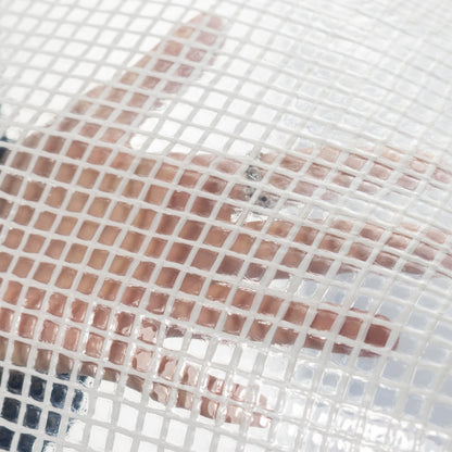 Clear M-Grade Tarpaulin with Bungee Balls (Black)