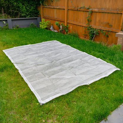 Clear M-Grade Tarpaulin with Bungee Balls (Black)