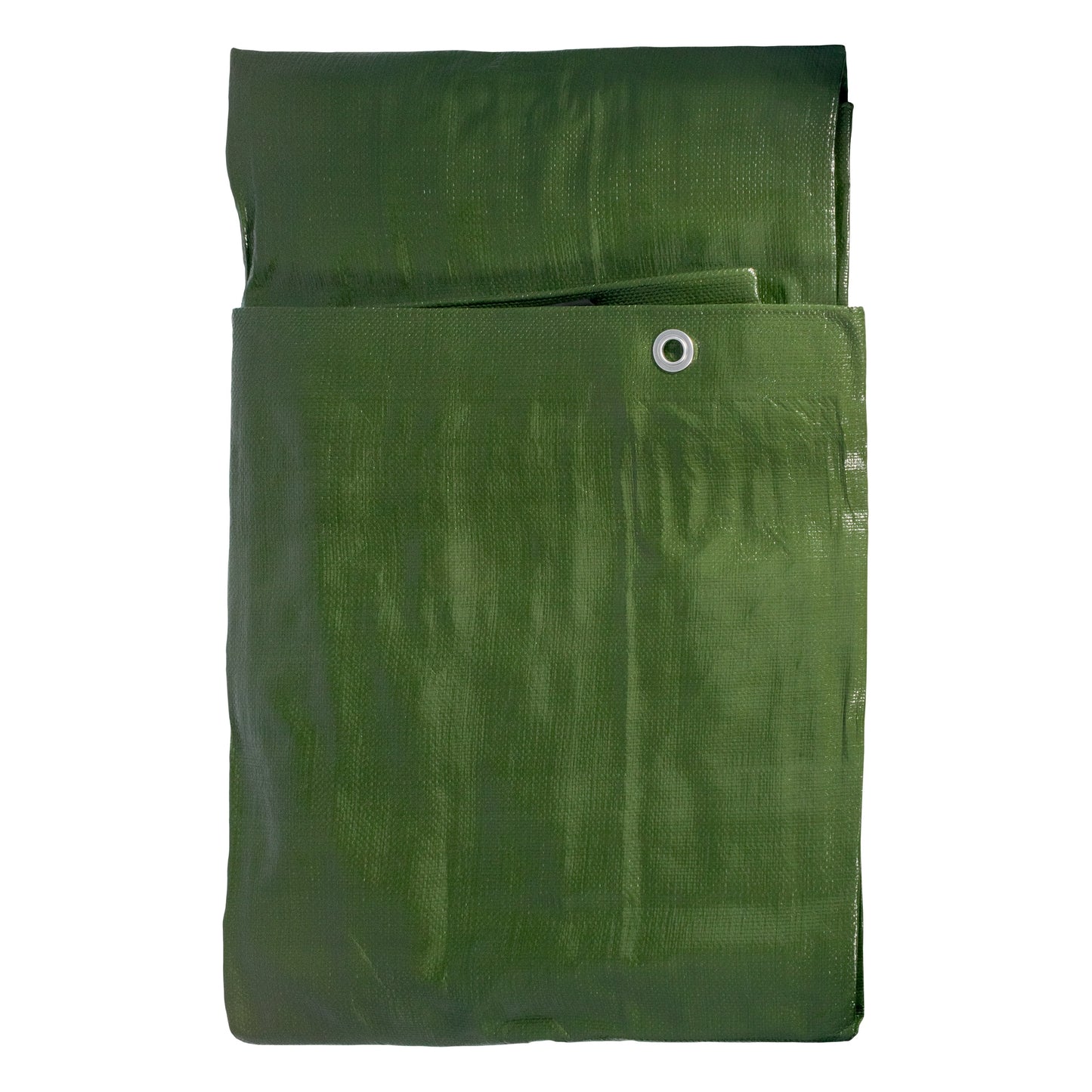 Green/Brown L-Grade Tarpaulin with Bungee Balls (Black)
