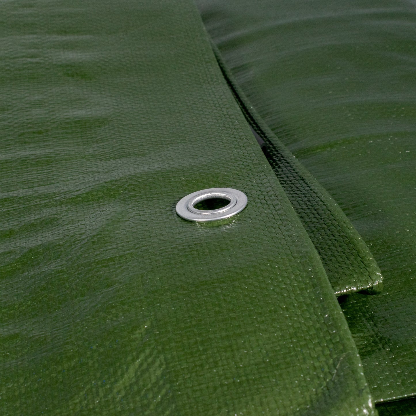 Green/Brown L-Grade Tarpaulin 4m x 5m