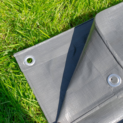 Grey L-Grade Tarpaulin 1m x 1m