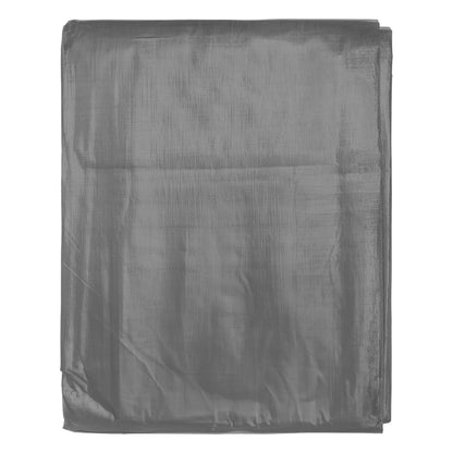 Grey L-Grade Tarpaulin with 20 x 6" Bungee Balls (White)