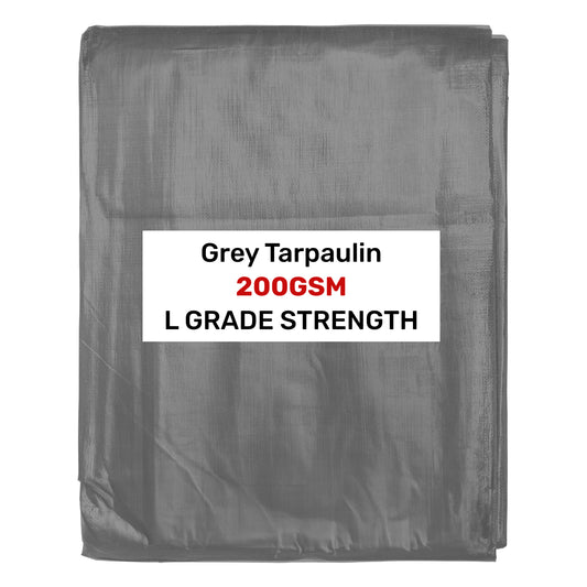 Grey L-Grade Tarpaulin 2m x 4m