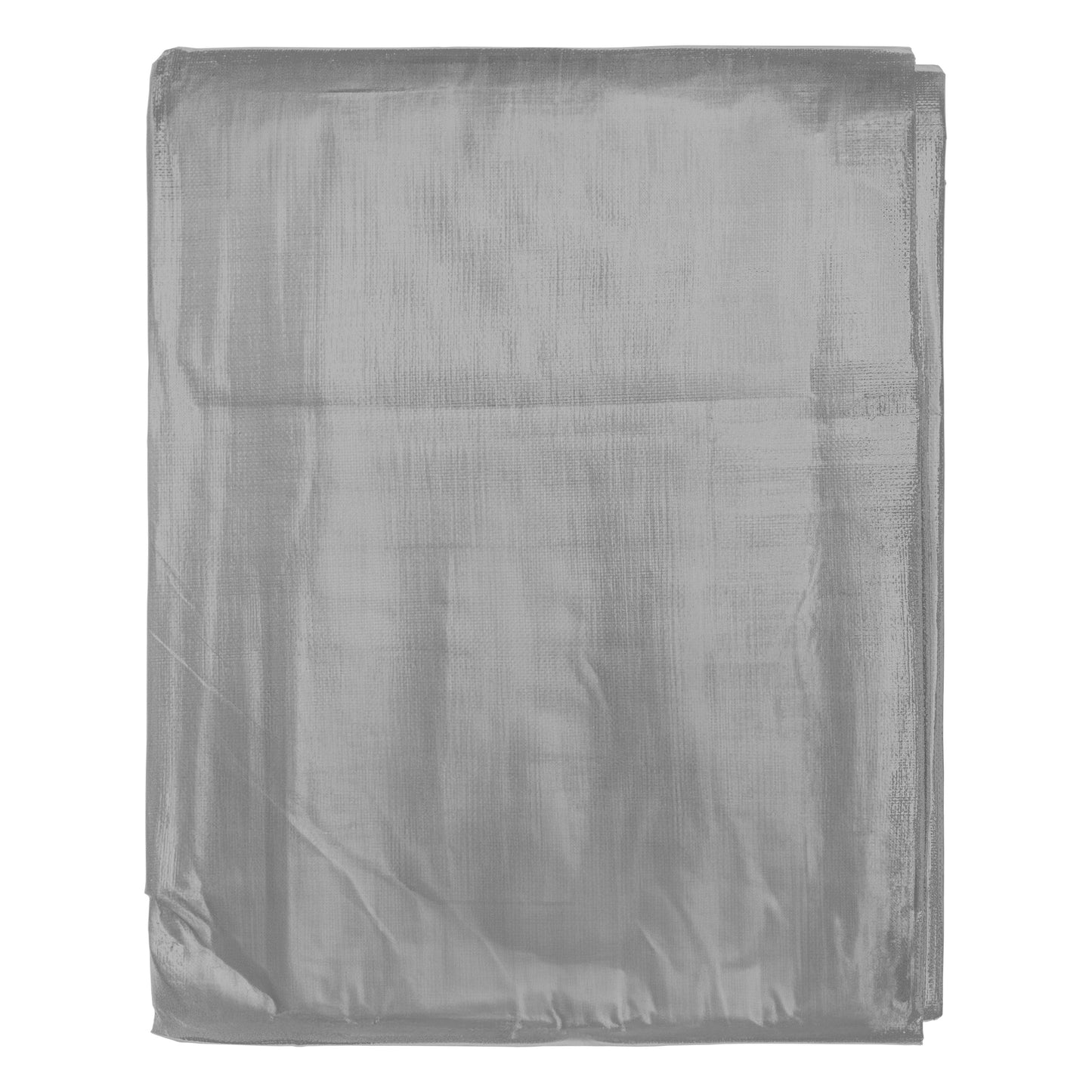 Silver XL-Grade Tarpaulin with 10m of 6mm Bungee Rope and 10 x Screw Type Tarp Clips
