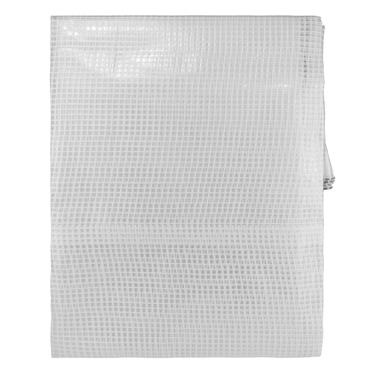 Tarpaulin 300GSM Clear with 10 x Clip-On Eyelets Black
