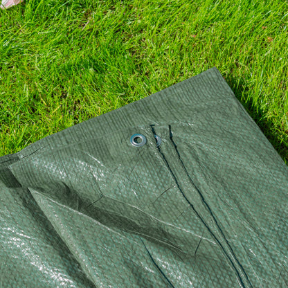 Green S-Grade Tarpaulin 5m x 5m