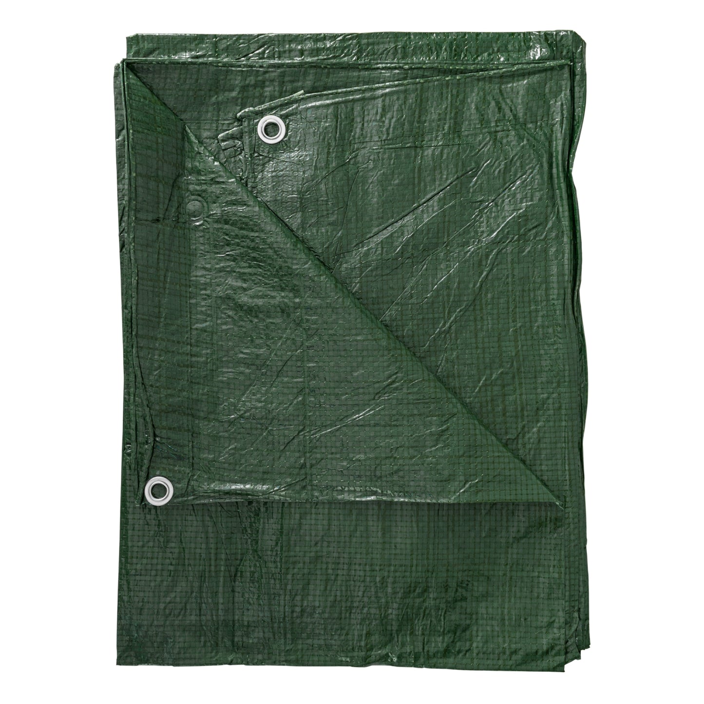 Green S-Grade Tarpaulin with 10 Metres of 8mm Bungee Rope
