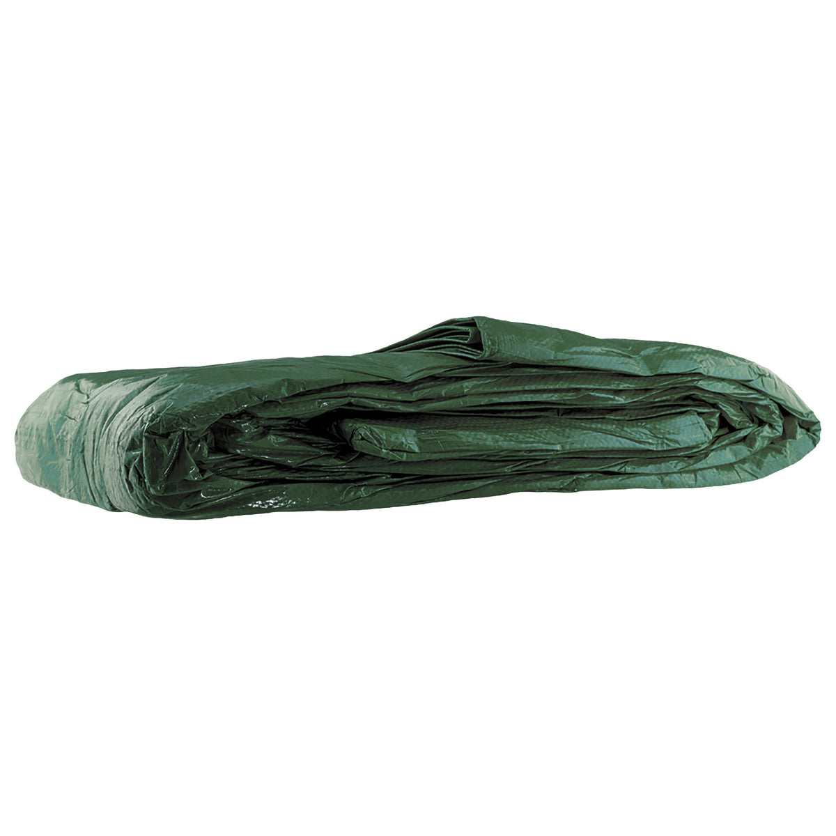 Tarpaulin 50GSM Green with 10 x Clip-On Eyelets Black