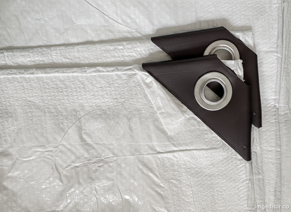 White M-Grade Tarpaulin 5m x 8m