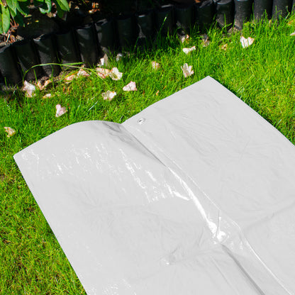 White M-Grade Tarpaulin 2m x 2m