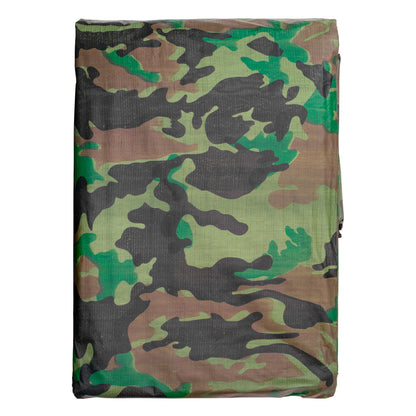 Camouflage M-Grade Tarpaulin 1.5m x 3m
