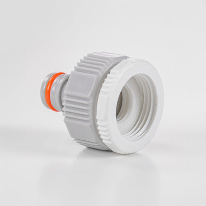 Female Tap Connector 1" or 3/4" BSP Female, Gray/White