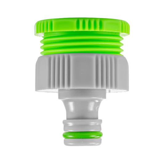 Female Tap Connector 3/4" or 1/2" BSP Female, Green/Gray