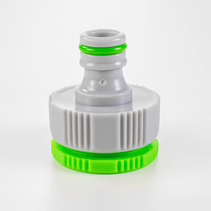 Female Tap Connector 1" or 3/4" BSP Female, Green/Gray