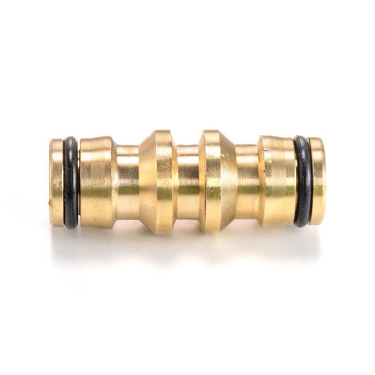 Two Way Male Snap-On Connector Brass