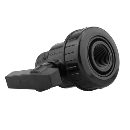 ¾” BSP Water Butt Fitting with Full Flow PP Valve and 20mm MDPE Fitting