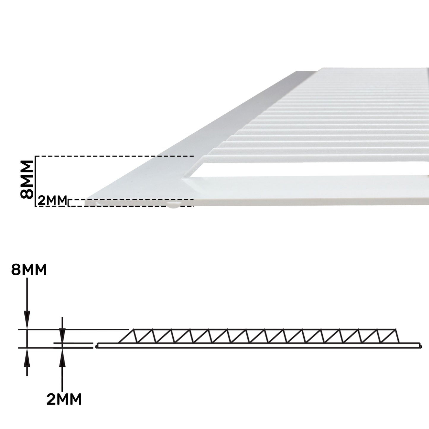 Louvre Vent  D/140W 140mm X 140mm with Fly Screen
