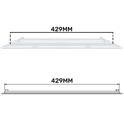 Louvre Vent D/430X110RW Classic 430mm X 110mm with Fly Screen