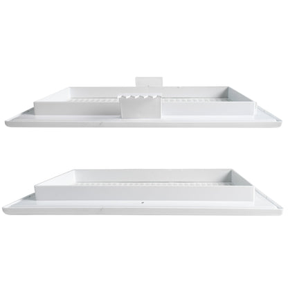 Louvre Vent White DL/90X240RW LUX With Fly Mesh