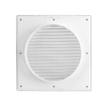 Through Wall Ventilation Kit DL0163 Louvre Vent with Brown External Vent