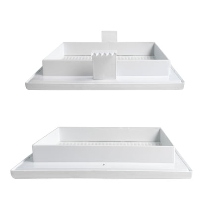 Louvre Vent White Duo Smart 135G 135mm With Fly Mesh