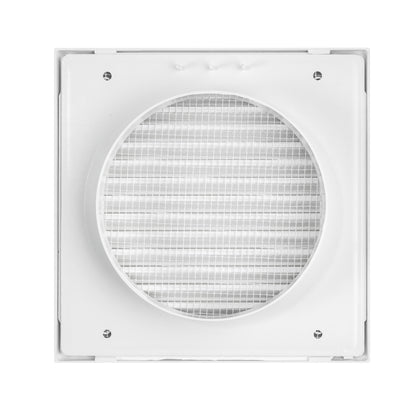 Through Wall Ventilation Kit Duo Smart DS4178 Vent with White External Vent