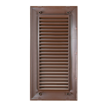 Louvre Vent Duo Smart 90/240 Brown 90mm x 240mm With Fly Mesh