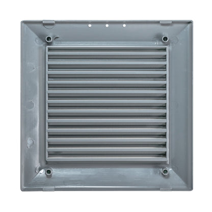 Louvre Vent Graphite Duo Smart 135G 135mm With Fly Mesh