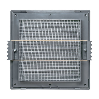 Louvre Vent Graphite Duo Smart 135G 135mm With Fly Mesh