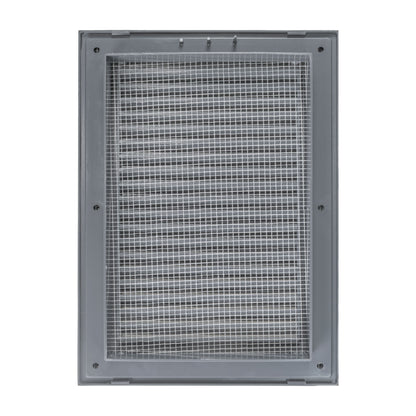 Louvre Vent Graphite Duo Smart 140/210 140mm X 210mm With Fly Mesh