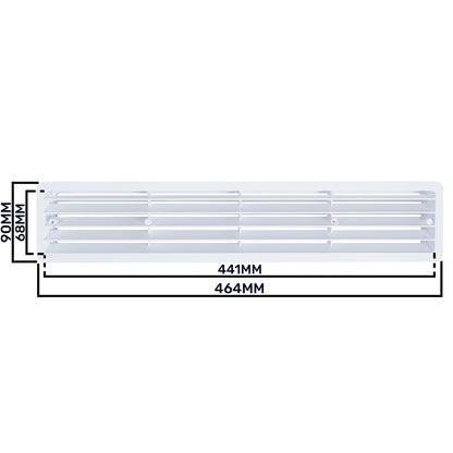 Door Louvre Vent KD 70mm—450mm