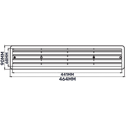 Door Louvre Vent KD 70mm—450mm