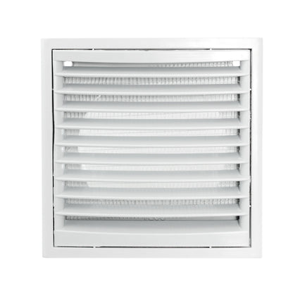 Through Wall Ventilation Kit Louvre Vent VC-KR0153 with White External Vent