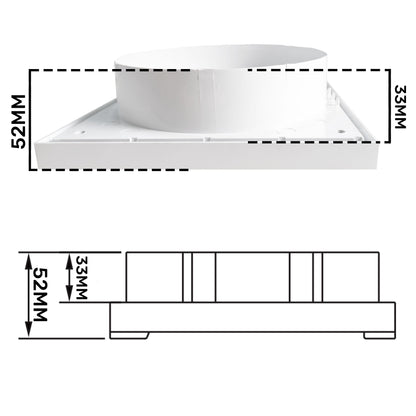 Louvre Vent KR150