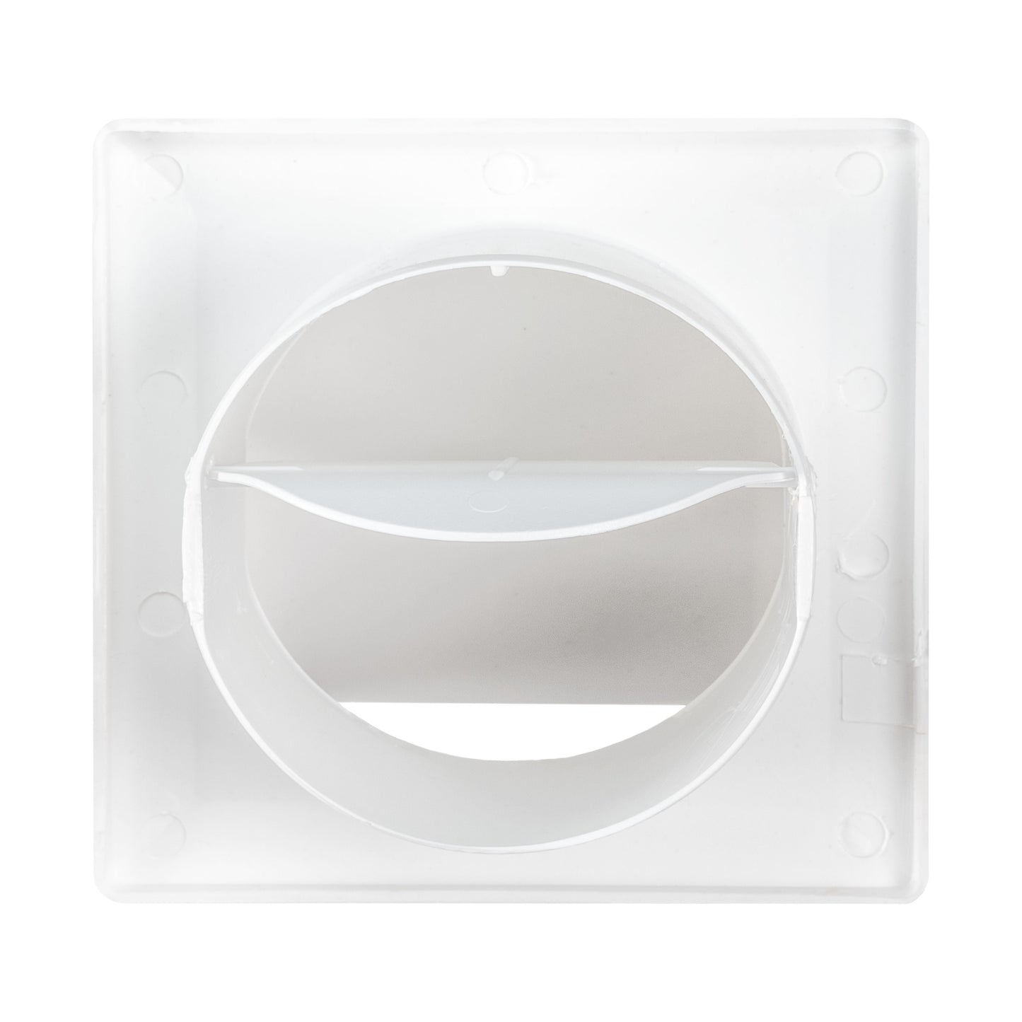 Through Wall Ventilation Kit Round Bella Vent with White External Vent