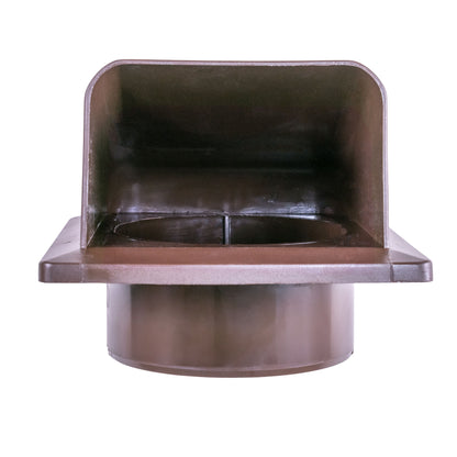 Through Wall Ventilation Kit RICO Pull-Cord Switch Fan with Brown External Vent
