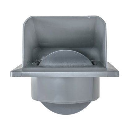 Through Wall Ventilation Kit Round Bella Vent with Graphite External Vent