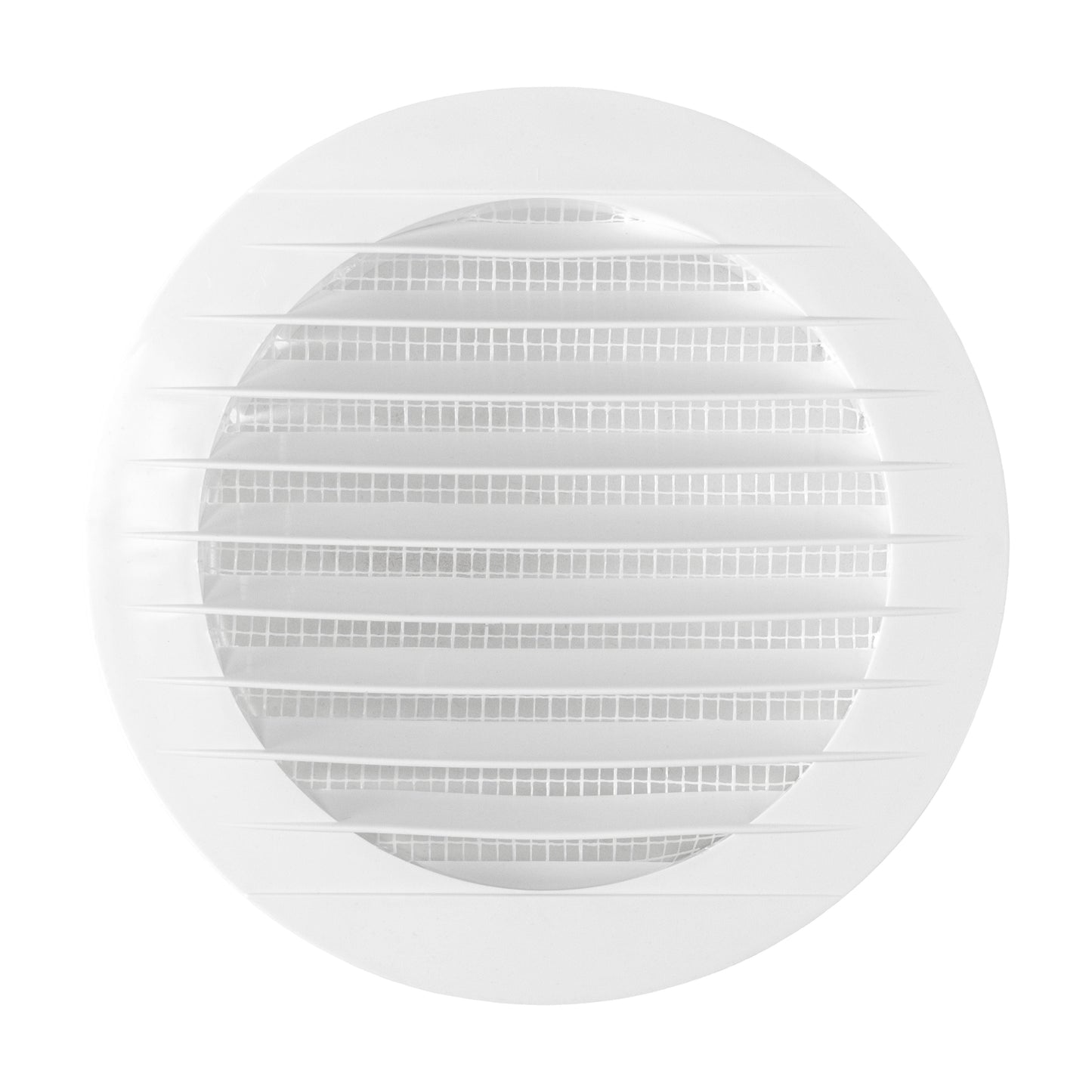Through Wall Ventilation Kit Round Louvre Vent VC-KRO0184 with Graphite External Vent