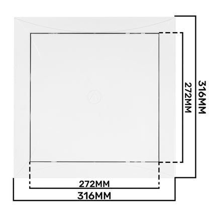 Access Panel Door PP, White 300mm x 300mm