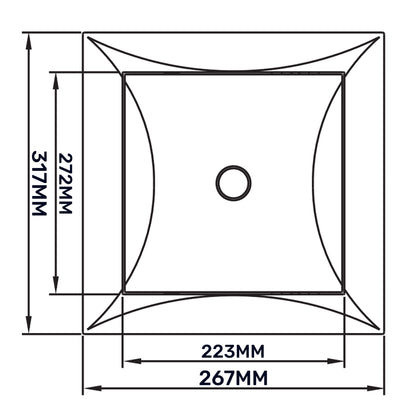 Access Panel Door PP, White 250mm x 300mm