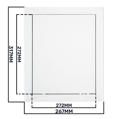 Access Panel Door PP, White 250mm x 300mm
