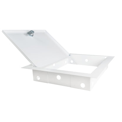 Access Panel Door Metal With Lock, White 150mm x 200mm