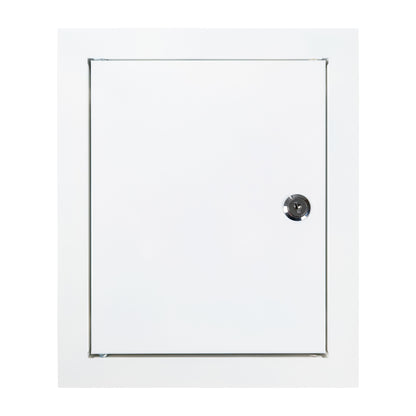 Access Panel Door Metal With Lock, White 200mm x 250mm